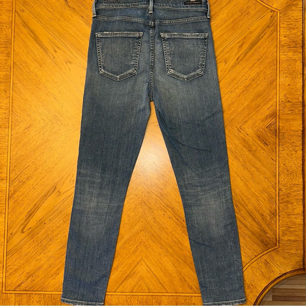 Citizens of Humanity Rocket High Rise Dark Blue Skinny Jeans Size 27